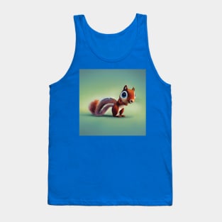 Cute Cartoon Squirrel Tank Top